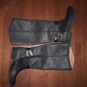 Lucky Brand black knee high boots